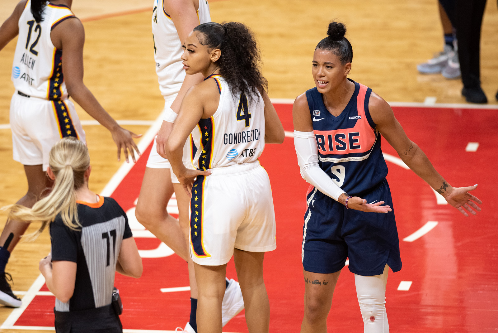 WNBA Indiana Fever's Kysre Gondrezick talks mental health struggles