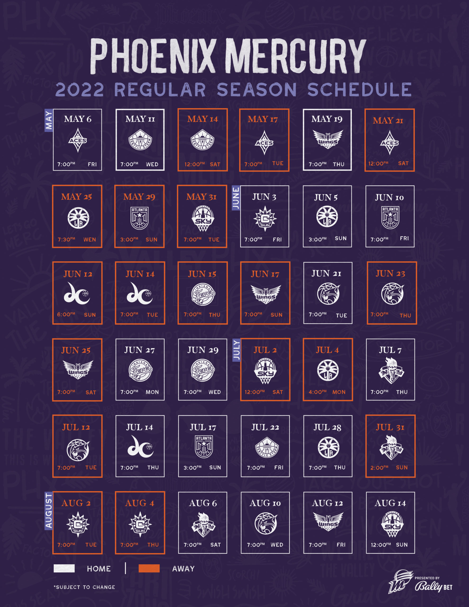 Major takeaways from the Phoenix Mercury's 2022 schedule The Next